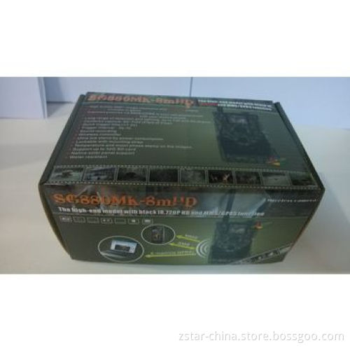 SG880MK-8MHD 8MP MMS/GPRS hunting camera with 940nm black LED, trigger time 1s, external antenna